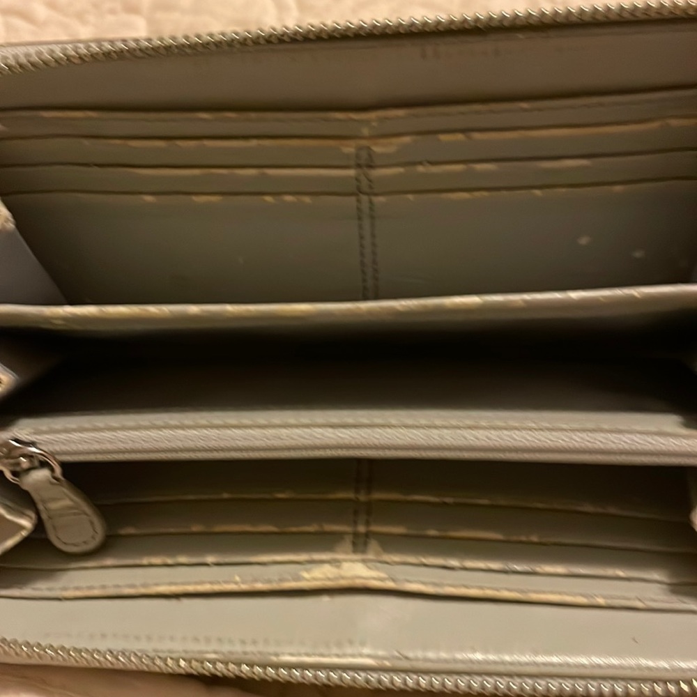 1001 Coach Opt C Dual Zipper Around Wallet
